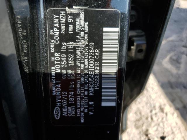 Photo 11 VIN: KMHCU5AE1DU072649 - HYUNDAI ACCENT GLS 