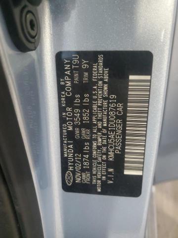 Photo 12 VIN: KMHCU5AE1DU087619 - HYUNDAI ACCENT GLS 