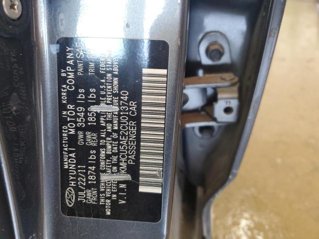 Photo 11 VIN: KMHCU5AE2CU013740 - HYUNDAI ACCENT 