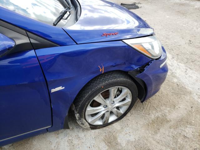 Photo 8 VIN: KMHCU5AE2DU061773 - HYUNDAI ACCENT GLS 