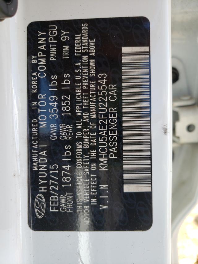 Photo 9 VIN: KMHCU5AE2FU225543 - HYUNDAI ACCENT GLS 