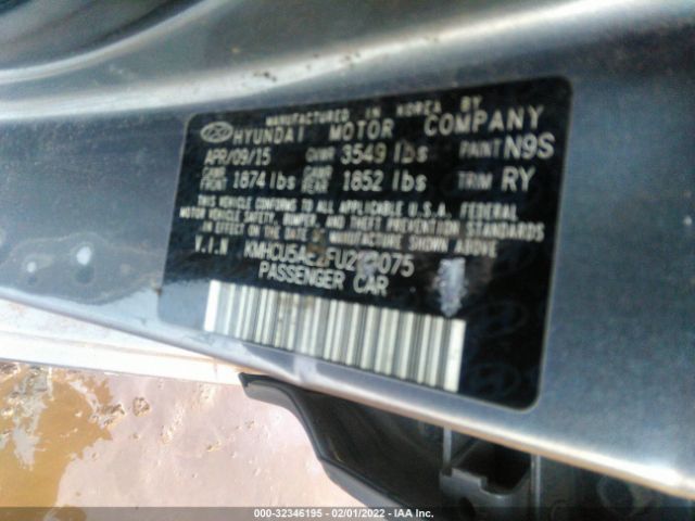 Photo 8 VIN: KMHCU5AE2FU233075 - HYUNDAI ACCENT 