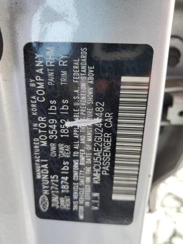 Photo 11 VIN: KMHCU5AE2GU244482 - HYUNDAI ACCENT 