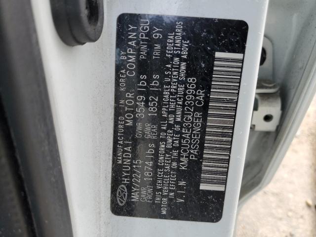 Photo 11 VIN: KMHCU5AE3GU239968 - HYUNDAI ACCENT SPO 