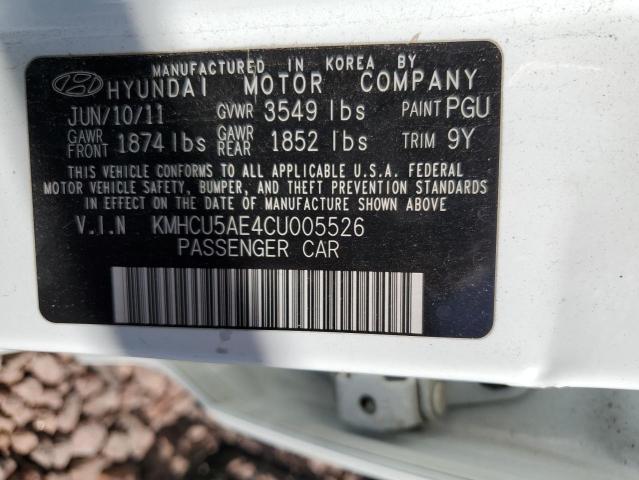 Photo 11 VIN: KMHCU5AE4CU005526 - HYUNDAI ACCENT 