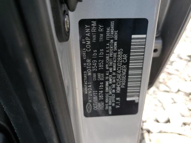 Photo 11 VIN: KMHCU5AE4CU028885 - HYUNDAI ACCENT 