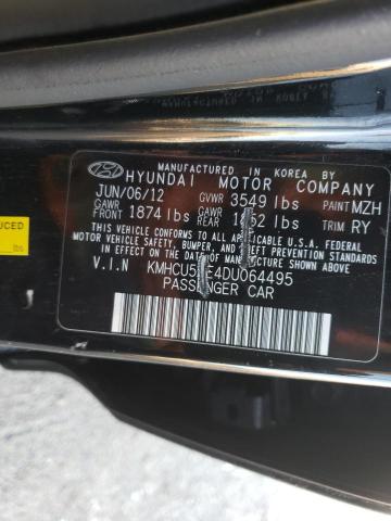 Photo 9 VIN: KMHCU5AE4DU064495 - HYUNDAI ACCENT GLS 