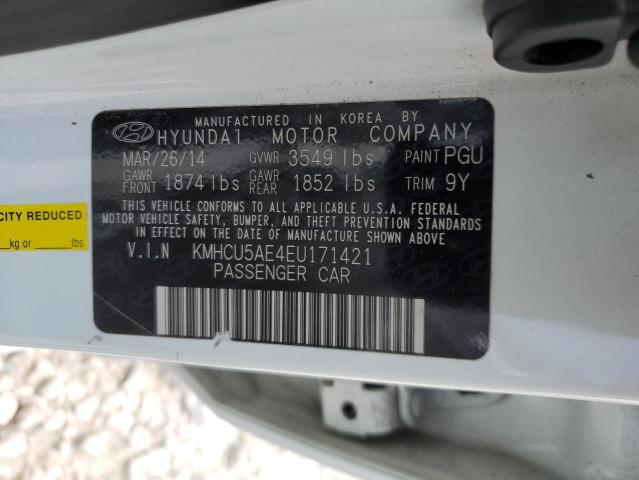 Photo 12 VIN: KMHCU5AE4EU171421 - HYUNDAI ACCENT GLS 