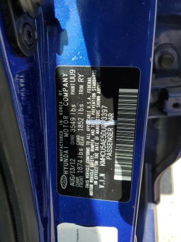 Photo 11 VIN: KMHCU5AE5DU073397 - HYUNDAI ACCENT 