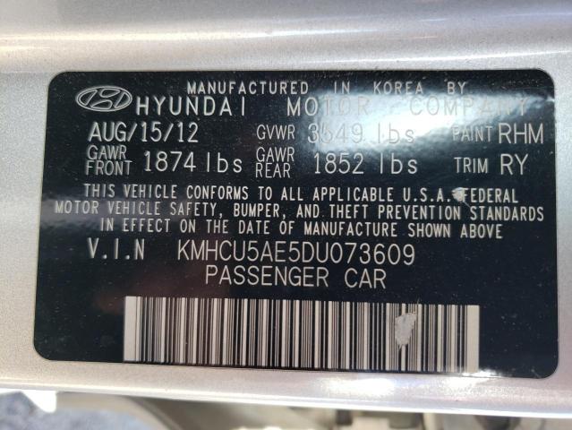 Photo 11 VIN: KMHCU5AE5DU073609 - HYUNDAI ACCENT 