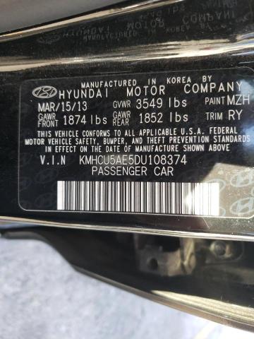 Photo 9 VIN: KMHCU5AE5DU108374 - HYUNDAI ACCENT GLS 