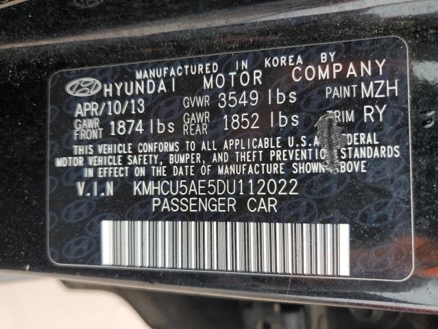 Photo 12 VIN: KMHCU5AE5DU112022 - HYUNDAI ACCENT GLS 