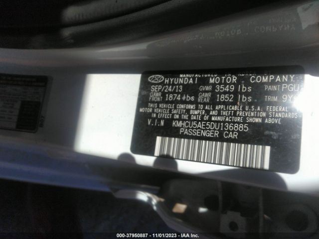 Photo 8 VIN: KMHCU5AE5DU136885 - HYUNDAI ACCENT 