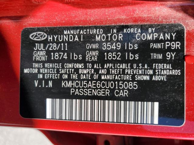 Photo 11 VIN: KMHCU5AE6CU015085 - HYUNDAI ACCENT 