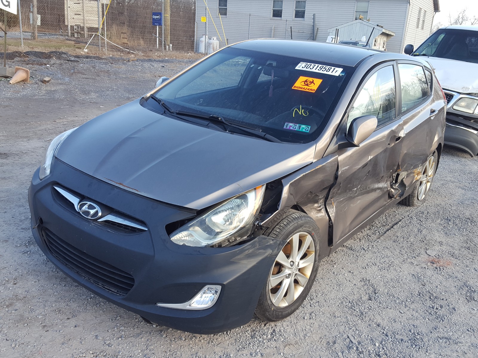 Photo 1 VIN: KMHCU5AE6CU019606 - HYUNDAI ACCENT GLS 