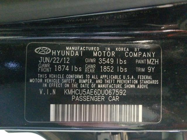 Photo 9 VIN: KMHCU5AE6DU067592 - HYUNDAI ACCENT GLS 