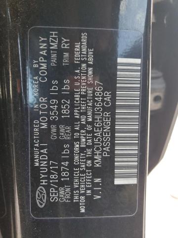 Photo 11 VIN: KMHCU5AE6HU364867 - HYUNDAI ACCENT 