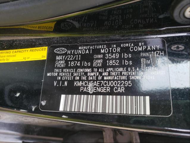 Photo 9 VIN: KMHCU5AE7CU002295 - HYUNDAI ACCENT GLS 