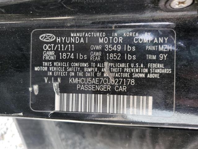 Photo 11 VIN: KMHCU5AE7CU027178 - HYUNDAI ACCENT GLS 