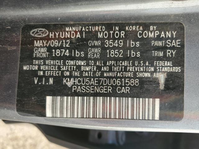 Photo 12 VIN: KMHCU5AE7DU061588 - HYUNDAI ACCENT GLS 