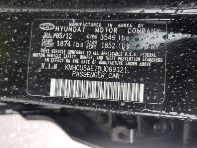 Photo 12 VIN: KMHCU5AE7DU069321 - HYUNDAI ACCENT 