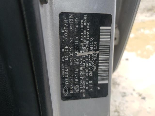 Photo 11 VIN: KMHCU5AE7DU091478 - HYUNDAI ACCENT GLS 