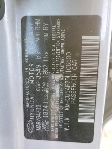 Photo 12 VIN: KMHCU5AE7DU106500 - HYUNDAI ACCENT GLS 