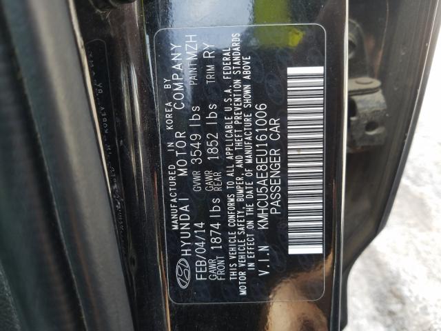 Photo 9 VIN: KMHCU5AE8EU161006 - HYUNDAI ACCENT GLS 