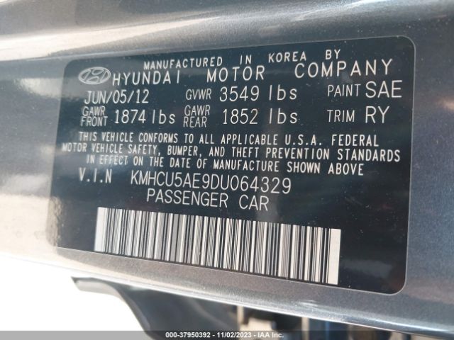 Photo 8 VIN: KMHCU5AE9DU064329 - HYUNDAI ACCENT 