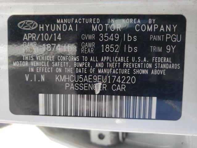 Photo 9 VIN: KMHCU5AE9EU174220 - HYUNDAI ACCENT GLS 