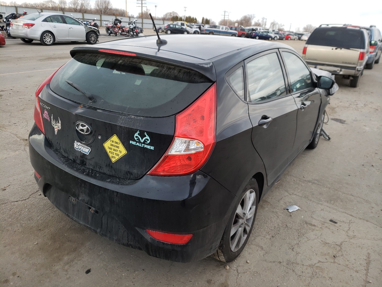 Photo 3 VIN: KMHCU5AEXDU065084 - HYUNDAI ACCENT GLS 