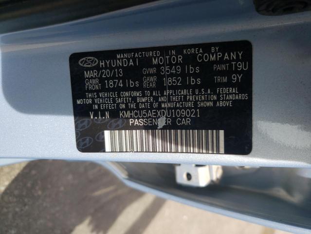 Photo 9 VIN: KMHCU5AEXDU109021 - HYUNDAI ACCENT GLS 