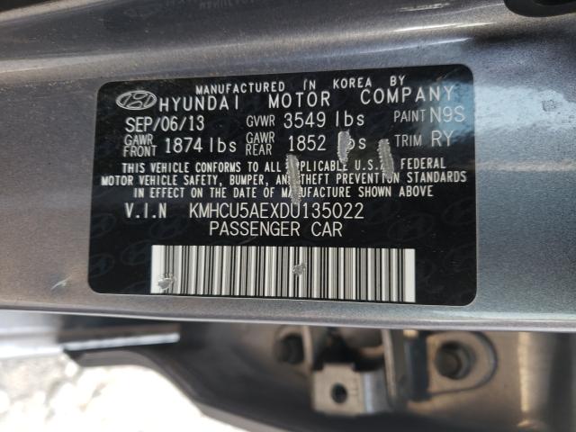 Photo 9 VIN: KMHCU5AEXDU135022 - HYUNDAI ACCENT GLS 