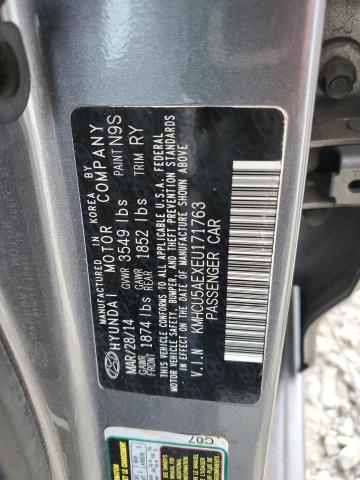 Photo 9 VIN: KMHCU5AEXEU171763 - HYUNDAI ACCENT GLS 