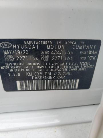 Photo 11 VIN: KMHCX5LD5LU225298 - HYUNDAI IONIQ LIMI 