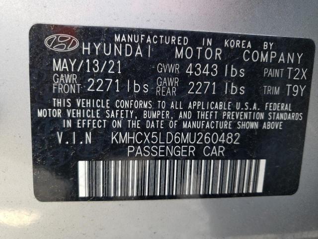 Photo 11 VIN: KMHCX5LD6MU260482 - HYUNDAI IONIQ LIMI 