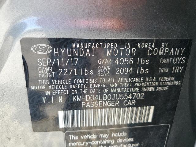 Photo 11 VIN: KMHD04LB0JU554702 - HYUNDAI ELANTRA SP 