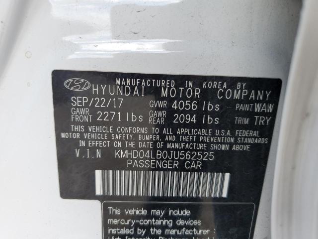 Photo 9 VIN: KMHD04LB0JU562525 - HYUNDAI ELANTRA SP 