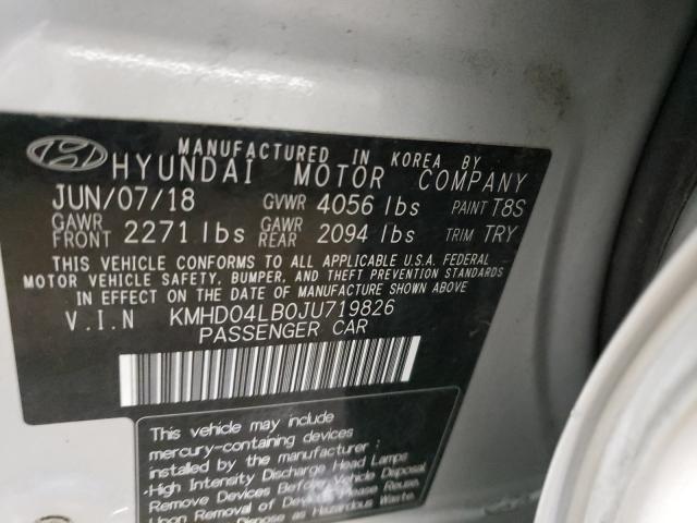 Photo 9 VIN: KMHD04LB0JU719826 - HYUNDAI ELANTRA SP 