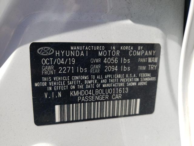 Photo 9 VIN: KMHD04LB0LU011613 - HYUNDAI ELANTRA SP 