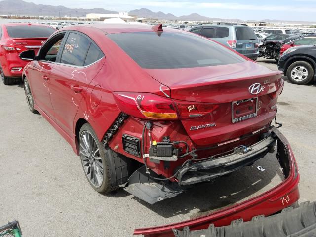 Photo 2 VIN: KMHD04LB1JU679627 - HYUNDAI ELANTRA SP 