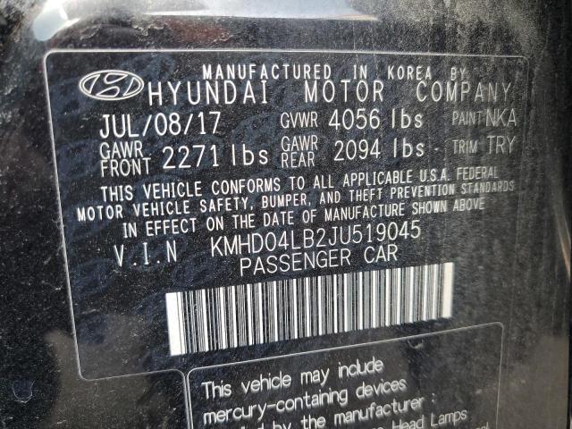 Photo 11 VIN: KMHD04LB2JU519045 - HYUNDAI ELANTRA SP 