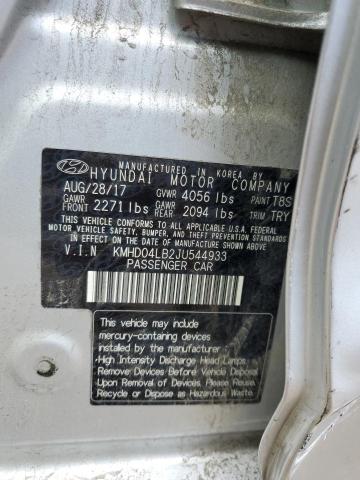 Photo 11 VIN: KMHD04LB2JU544933 - HYUNDAI ELANTRA SP 