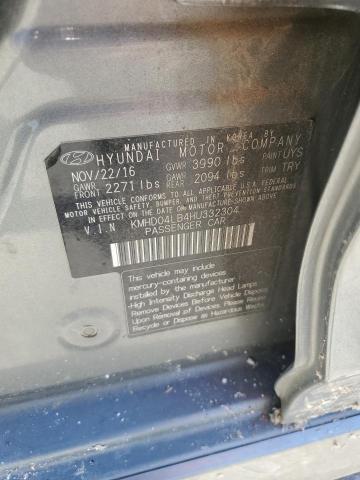 Photo 11 VIN: KMHD04LB4HU332304 - HYUNDAI ELANTRA 