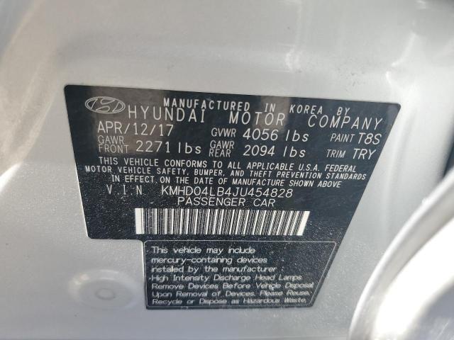 Photo 11 VIN: KMHD04LB4JU454828 - HYUNDAI ELANTRA SP 