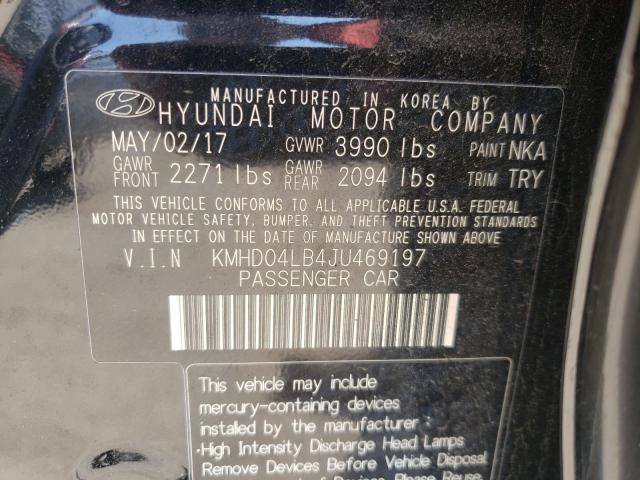 Photo 9 VIN: KMHD04LB4JU469197 - HYUNDAI ELANTRA SP 