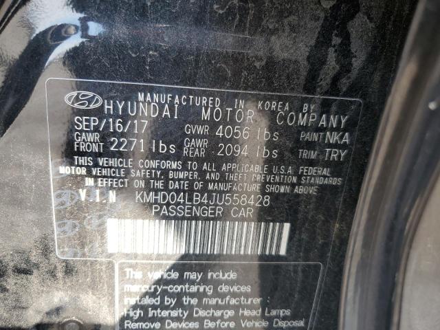 Photo 11 VIN: KMHD04LB4JU558428 - HYUNDAI ELANTRA 