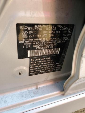 Photo 11 VIN: KMHD04LB5HU356563 - HYUNDAI ELANTRA SP 