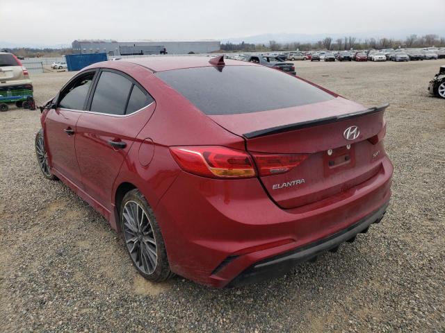 Photo 2 VIN: KMHD04LB5JU534381 - HYUNDAI ELANTRA SP 