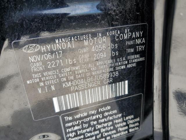 Photo 12 VIN: KMHD04LB6JU589938 - HYUNDAI ELANTRA SP 